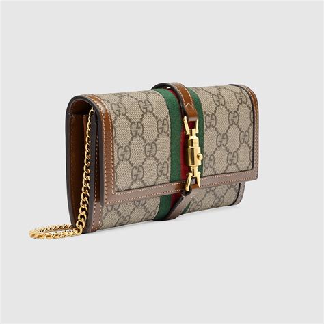 gucci jackie chain wallet